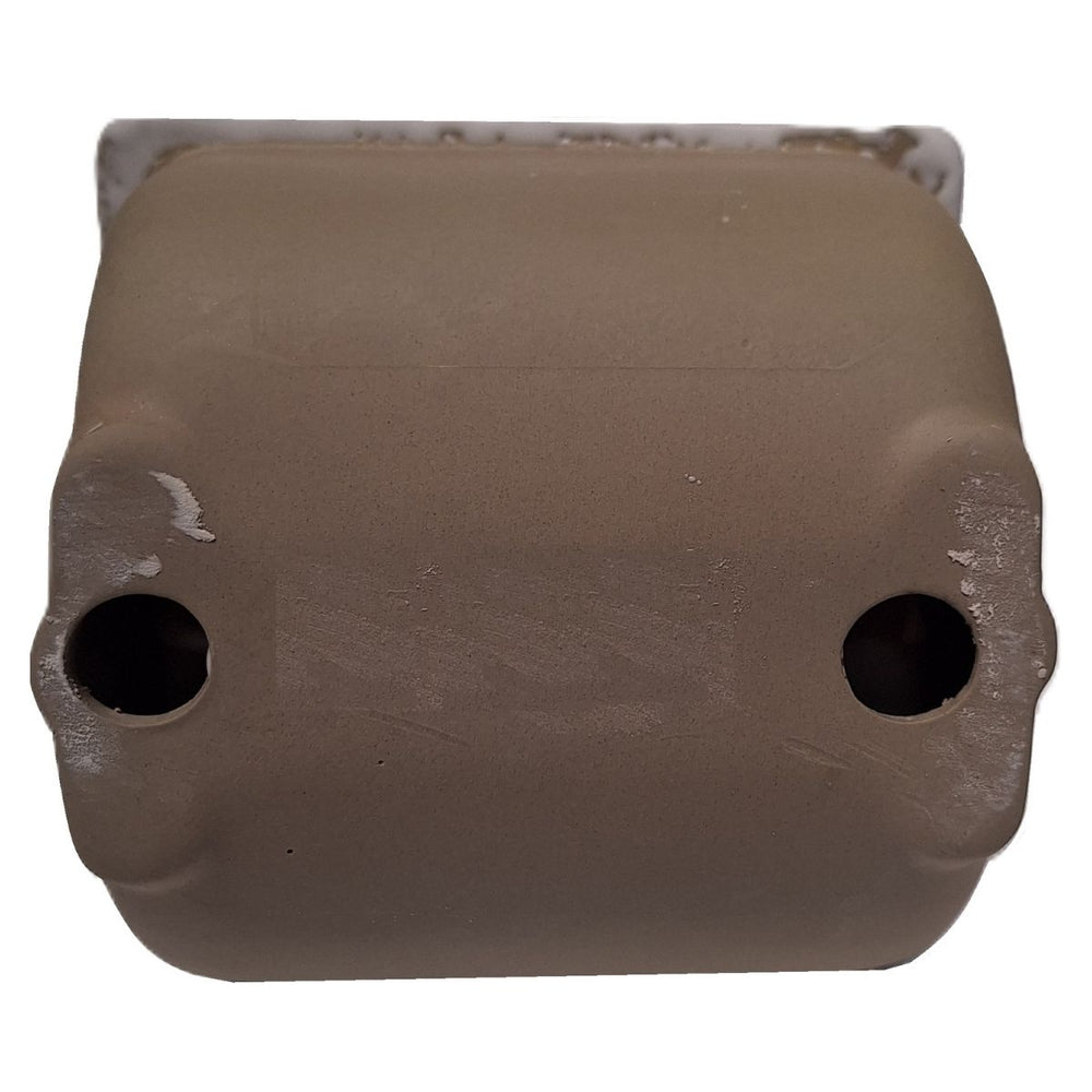 SereneDrains Ceramic Recessed Toilet Paper Holder White Glossy