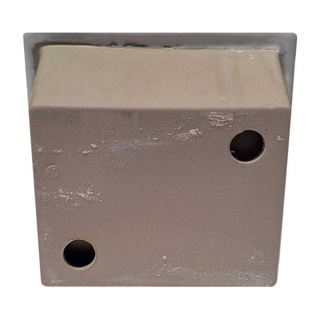 SereneDrains Ceramic Recessed Toilet Paper Holder White Glossy Extended Extra Large Bathroom Tissue Roll