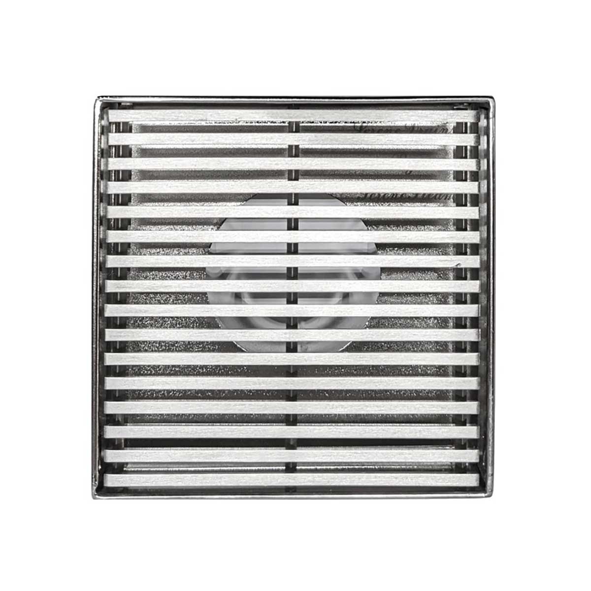 SereneDrains Square Shower Drain Linear Wedge 4