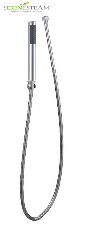 Hand Held Shower Head Stainless Steel by Serene Steam