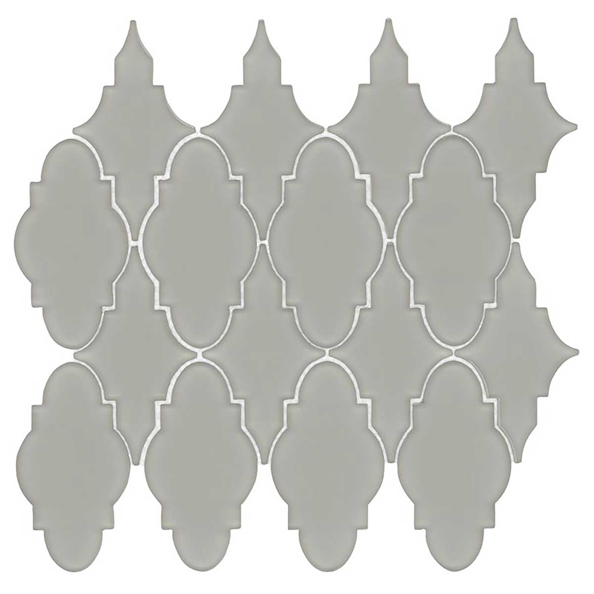 Simpson Desert Trellis Doe Skin matte glass mosaic tile sheet