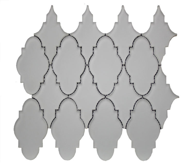 Simpson Desert Trellis Glass Tile Urban Mist Matte