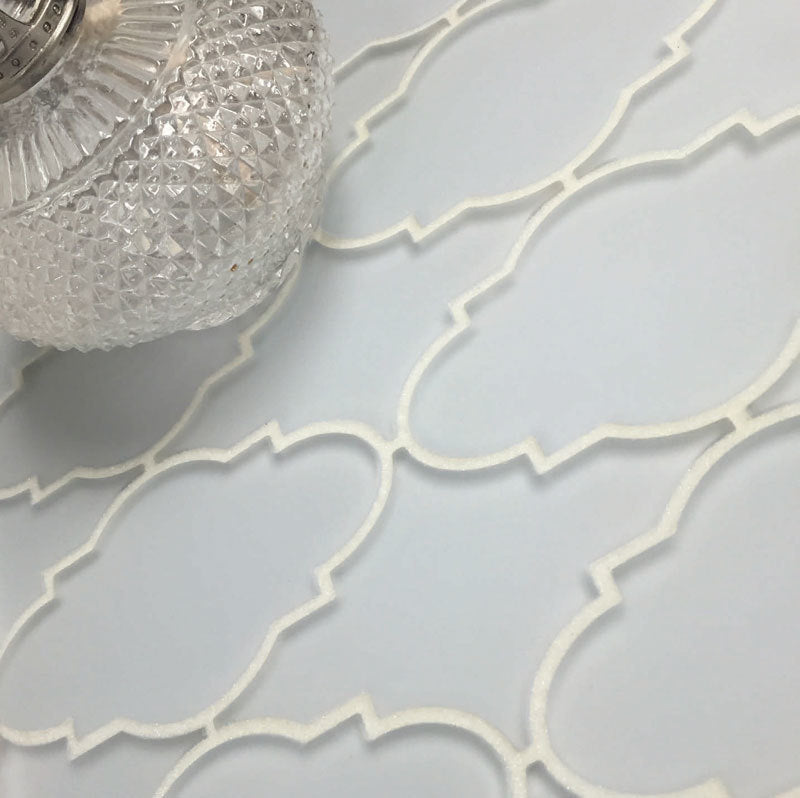 Simpson Desert Trellis Glass Tile Urban Mist Matte