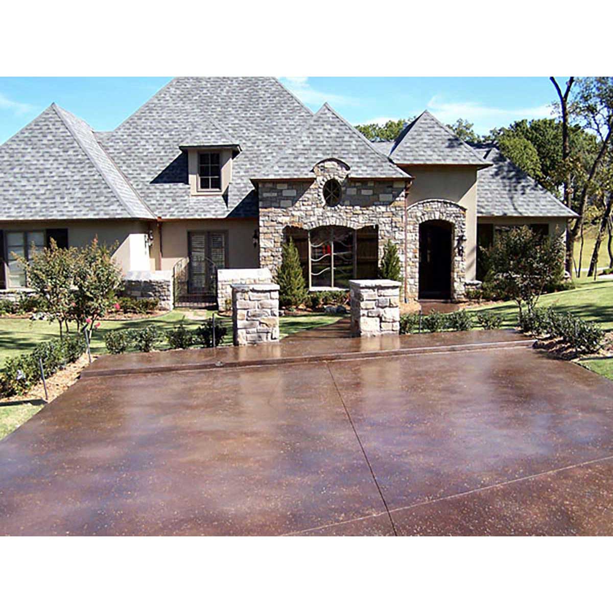 Smith Paint sealer over front yard parking space concrete floor