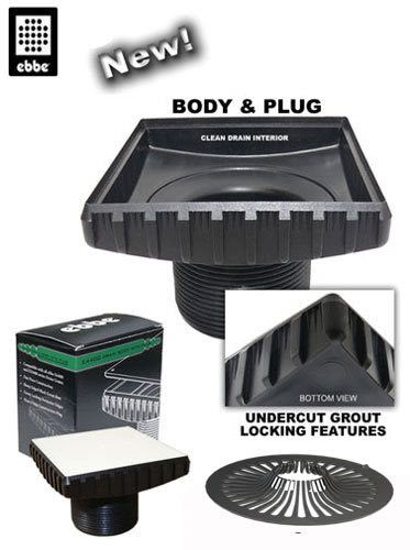 Square Shower Drain Body