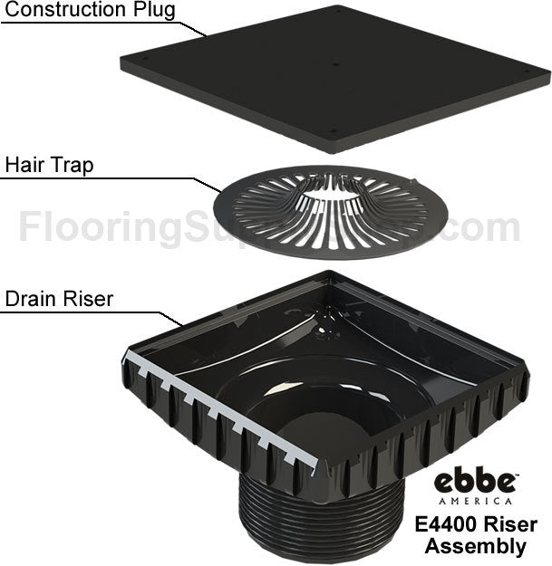 Square Shower Drain Body