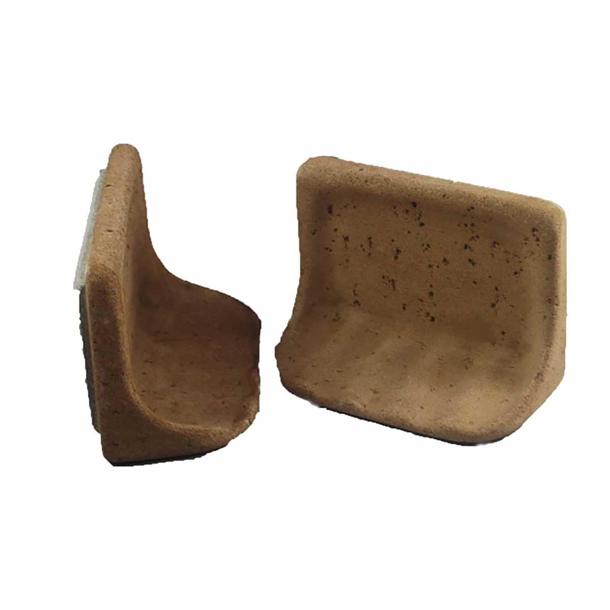 Natural Stone Mocha Travertine Soap Dish Bathroom Accessory