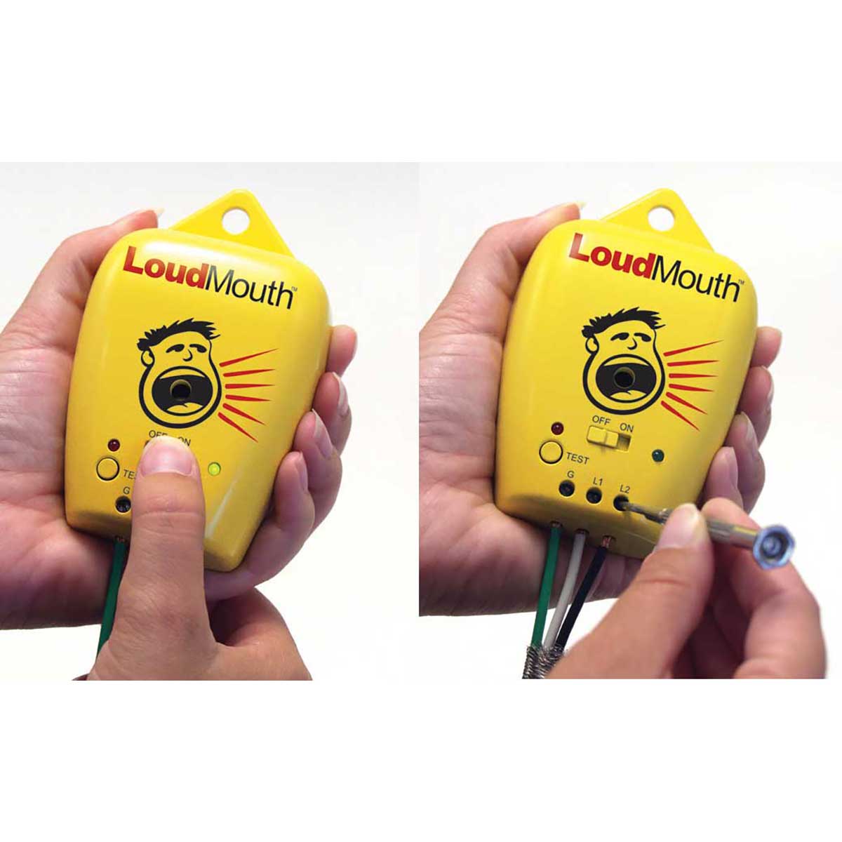 Floor heating wire monitoring device for tile heating systems