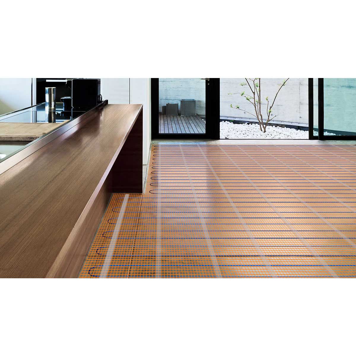 SunTouch Radiant Floor Heating Tape Mat 200 sq ft 2ft Wide 240V