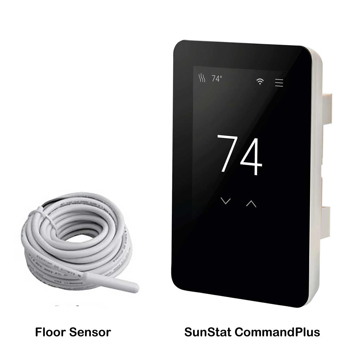 SunStat CommandPlus Programmable Wi-Fi Thermostat 500950-SB with Floor Sensor