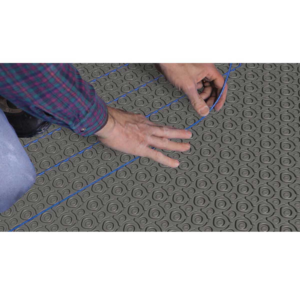 SunTouch WarmWire Radiant Floor Heating Spool with underlayment mat