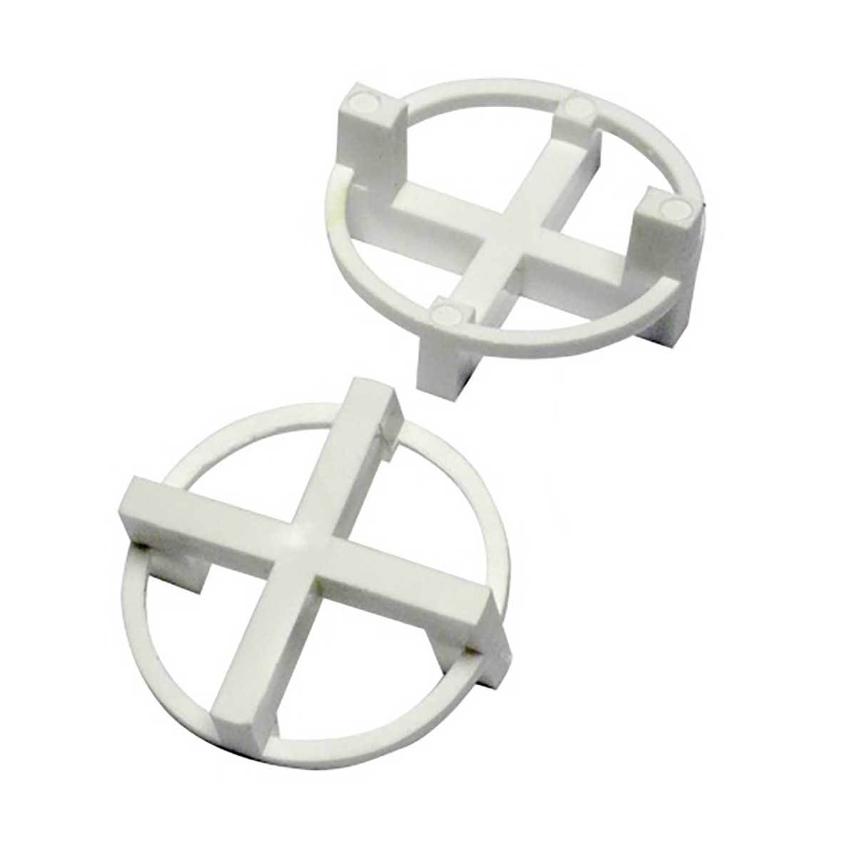 White 1/8 inch (3 mm) TAVY Tile and Stone Cross Spacer for ceramic and porcelain tile
