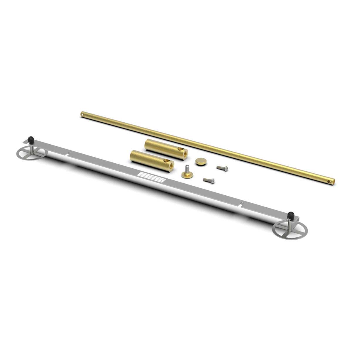 TileWare Promessa 18 inch contemporary towel bar Brushed Gold