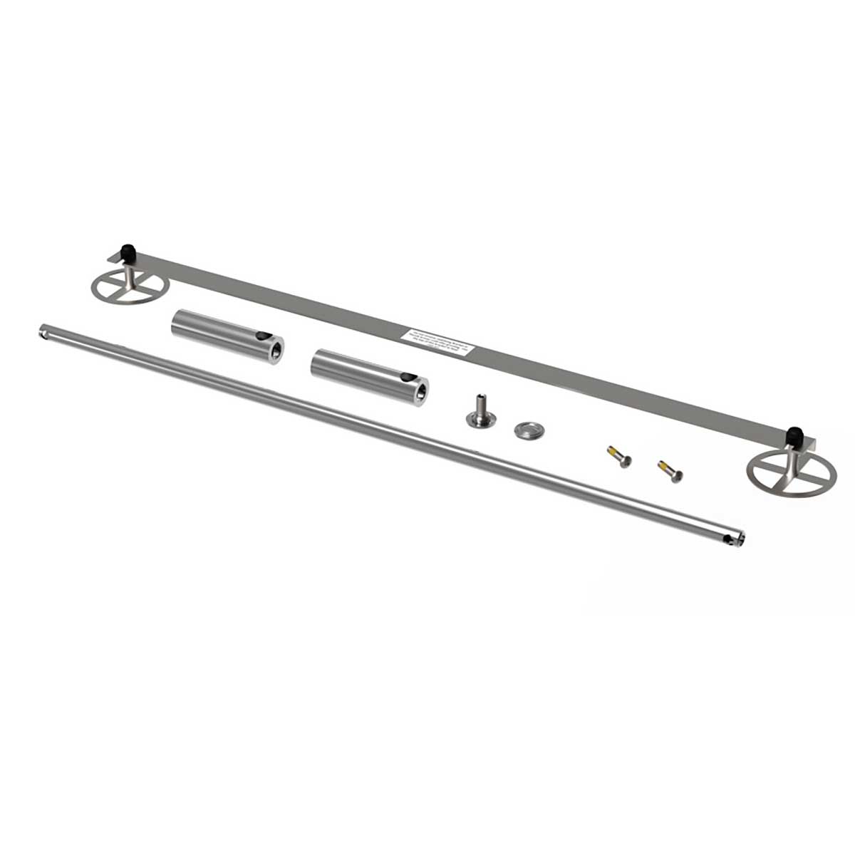 TileWare Promessa Traditional Straight Towel Bar 18 Inch Brushed Nickel