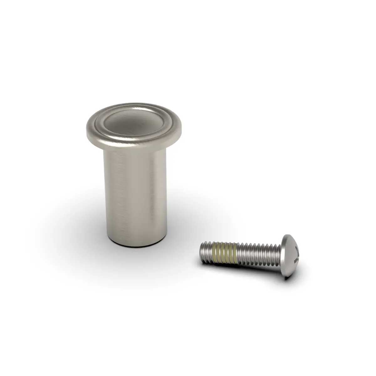 TileWare Boundless Series Tee Hook Traditional For Shelf Only Brushed Nickel