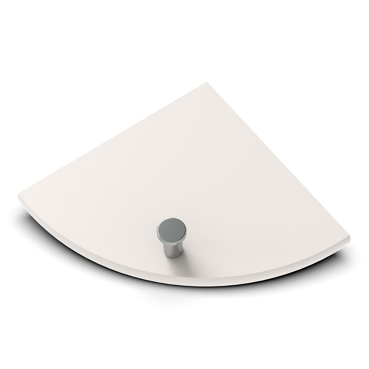 TileWare Boundless Shelving Solutions 6 inch Corner Shelf Bone