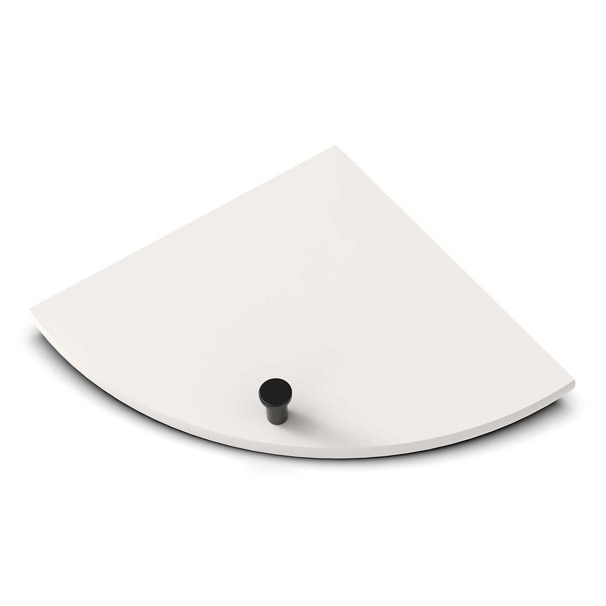 TileWare Boundless Shelving Solutions 9 inch Corner Shelf Bone