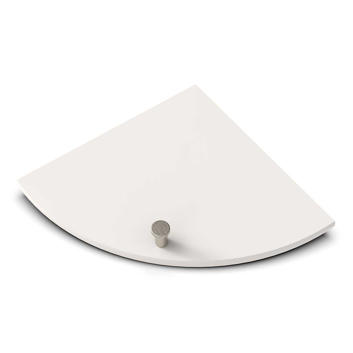 TileWare Boundless Shelving Solutions 9 inch Corner Shelf Bone