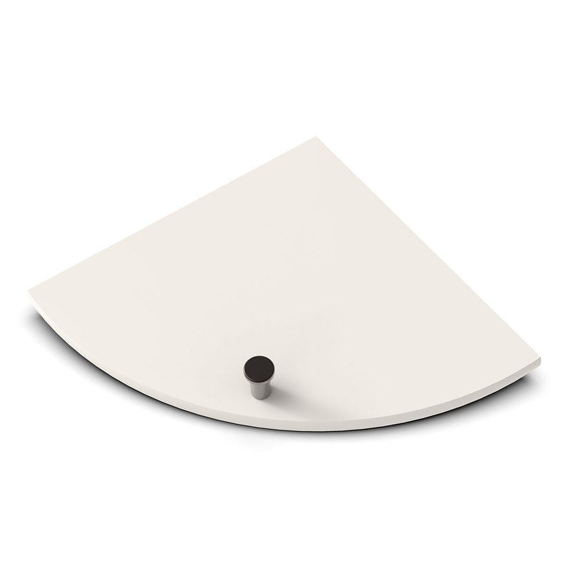 TileWare Boundless Shelving Solutions 9 inch Corner Shelf Bone