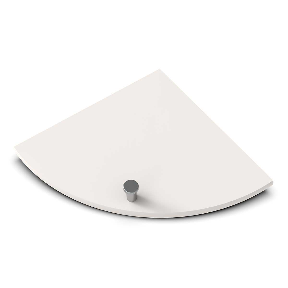 TileWare Boundless Shelving Solutions 9 inch Corner Shelf Bone