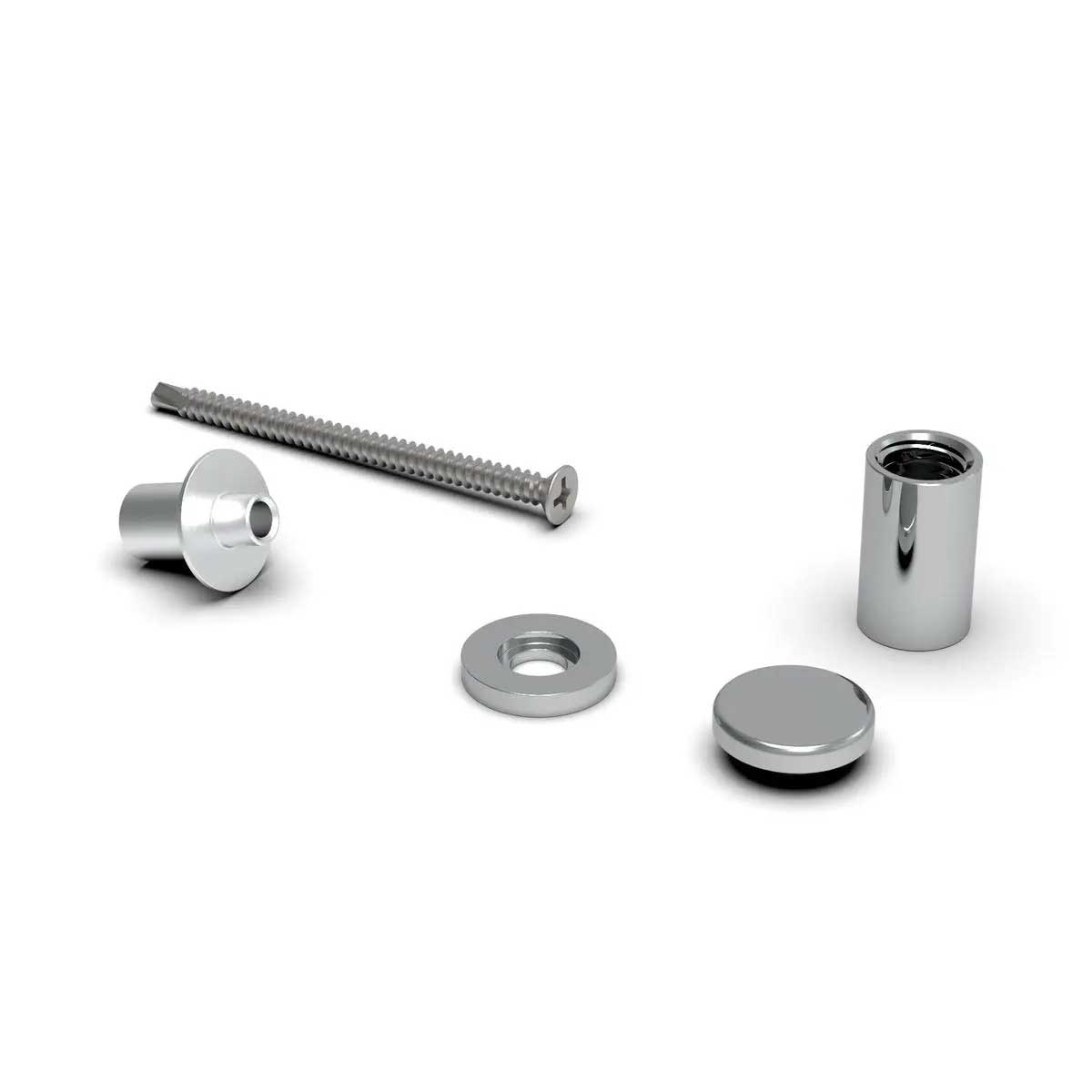 TileWare Promessa Tee Hook Contemporary Gypsum Systems Polished Chrome