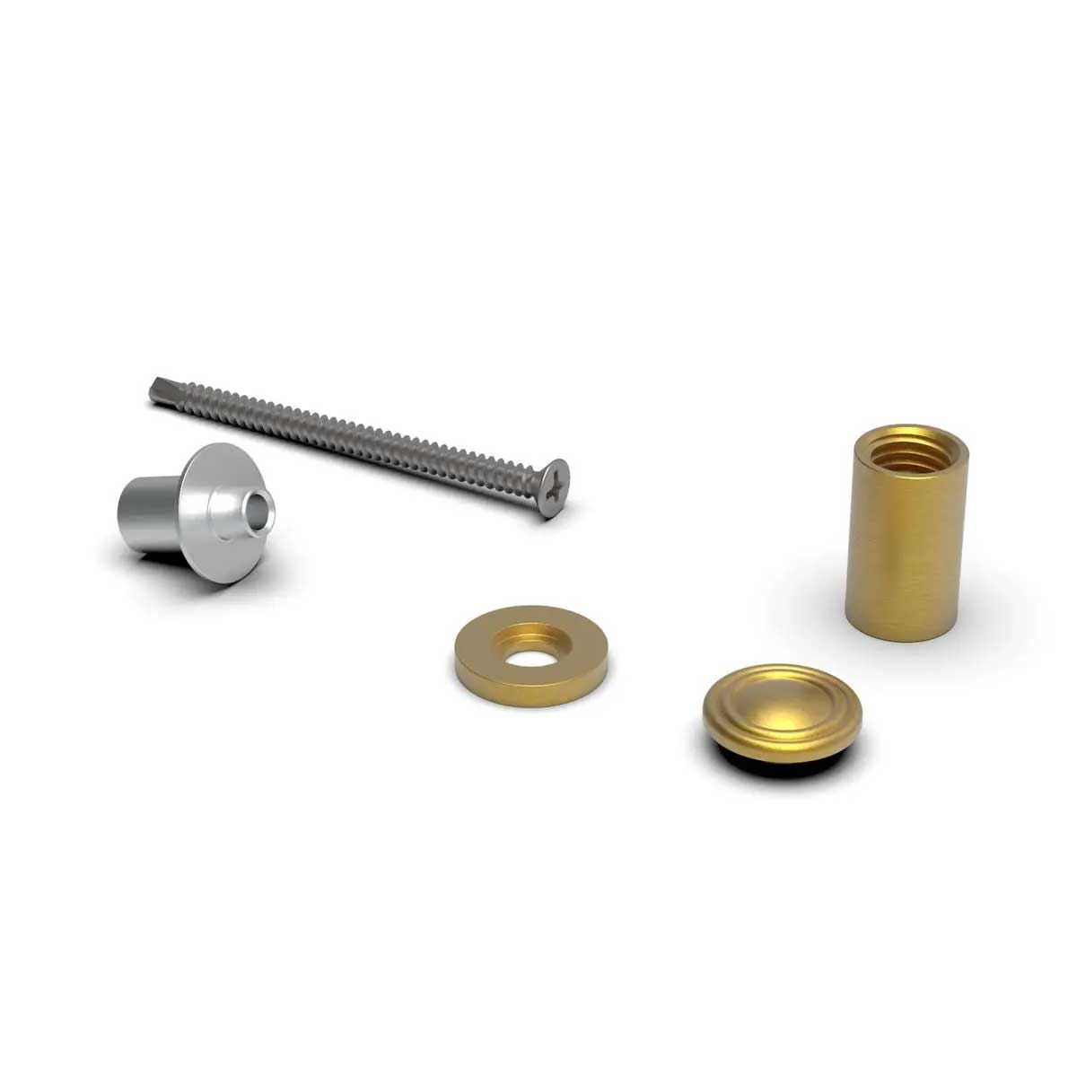 TileWare Promessa Tee Hook Traditional Gypsum Systems Brushed Gold