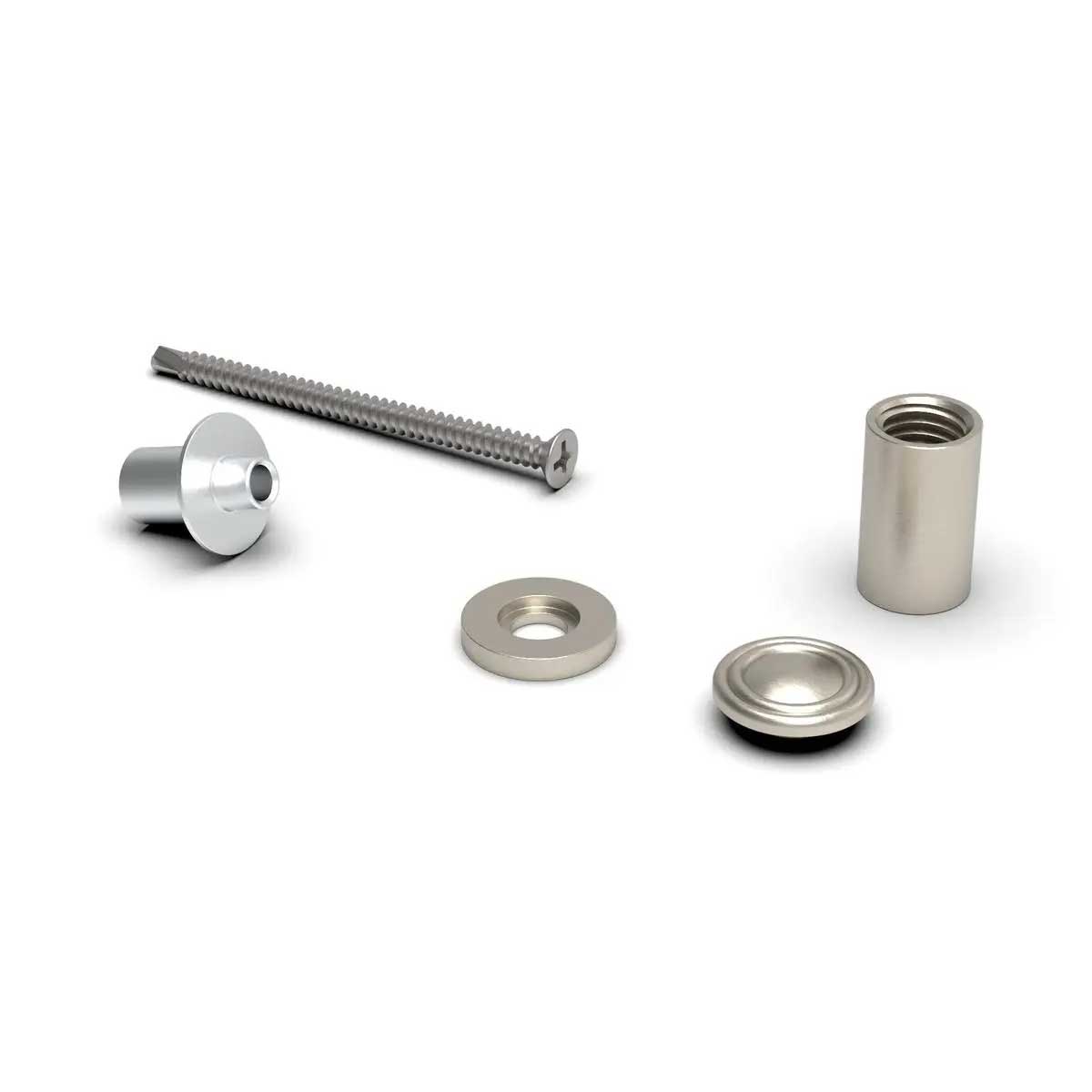 TileWare Promessa Tee Hook Traditional Gypsum Systems Brushed Nickel