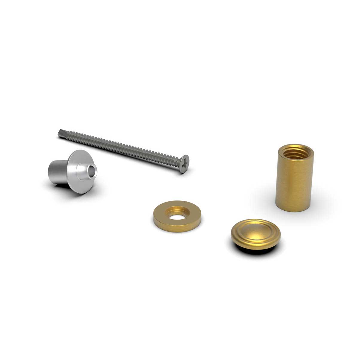 TileWare Promessa Tee Hook Traditional Gypsum System Brushed Warm Bronze