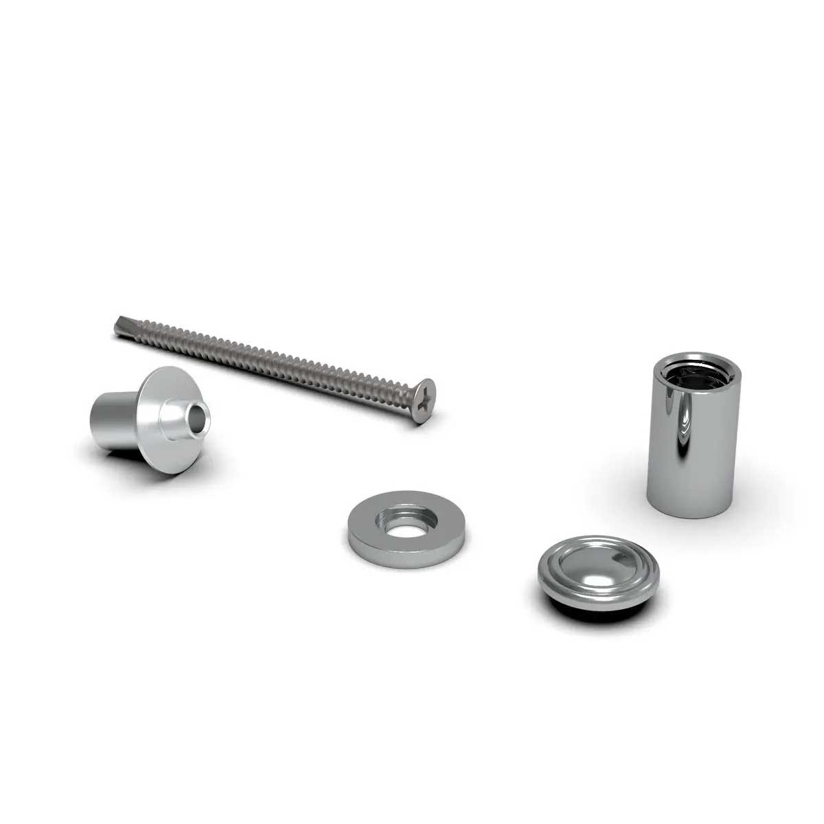 TileWare Promessa Tee Hook Traditional Gypsum Systems Polished Chrome