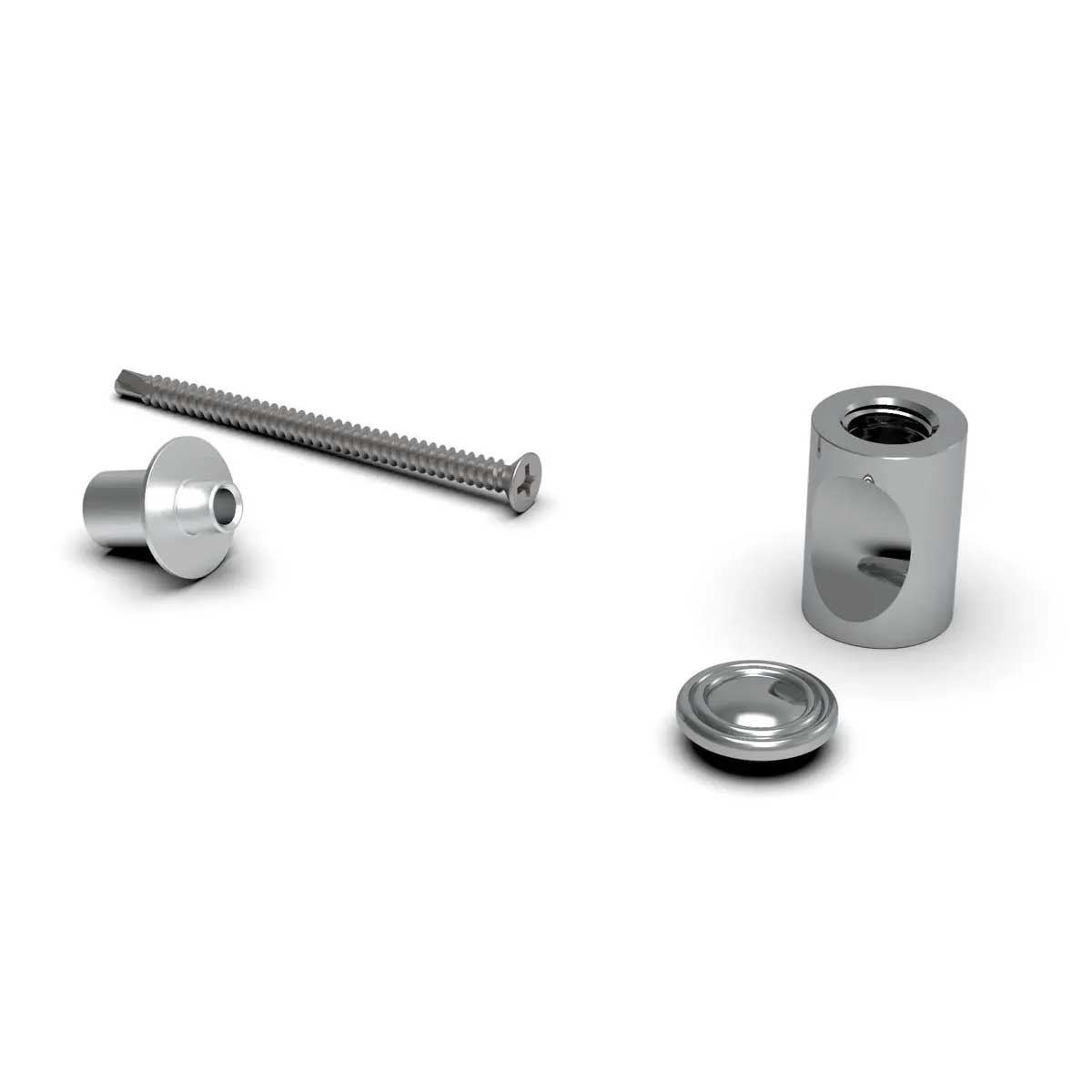 TileWare Promessa Thumb Hook Traditional Gypsum Systems Polished Chrome