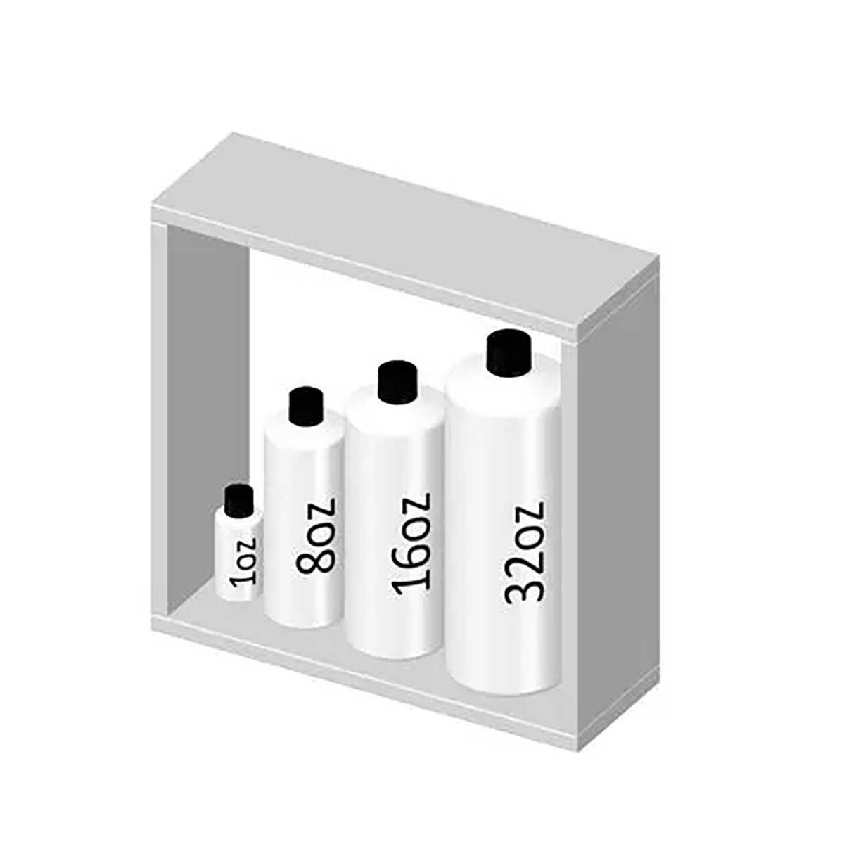 TileWare Boundless 12 x 12 Square Pre-cut Niche Trim Riser Kit