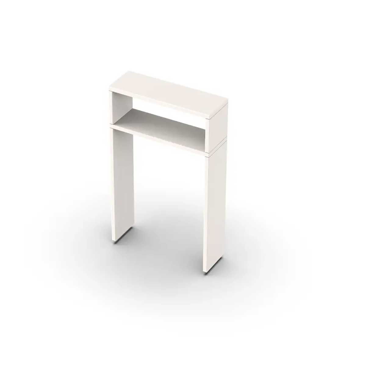 TileWare Boundless 12" x 20" Offset Vertical Pre-cut Niche Trim Riser Kit