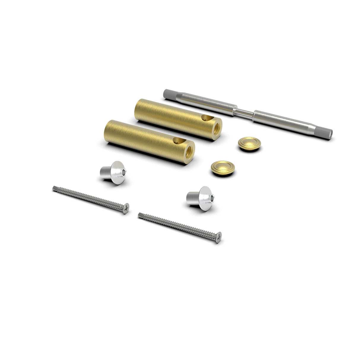 TileWare Promessa Series Toilet Paper Holders - Traditional Gypsum Systems Brushed Gold