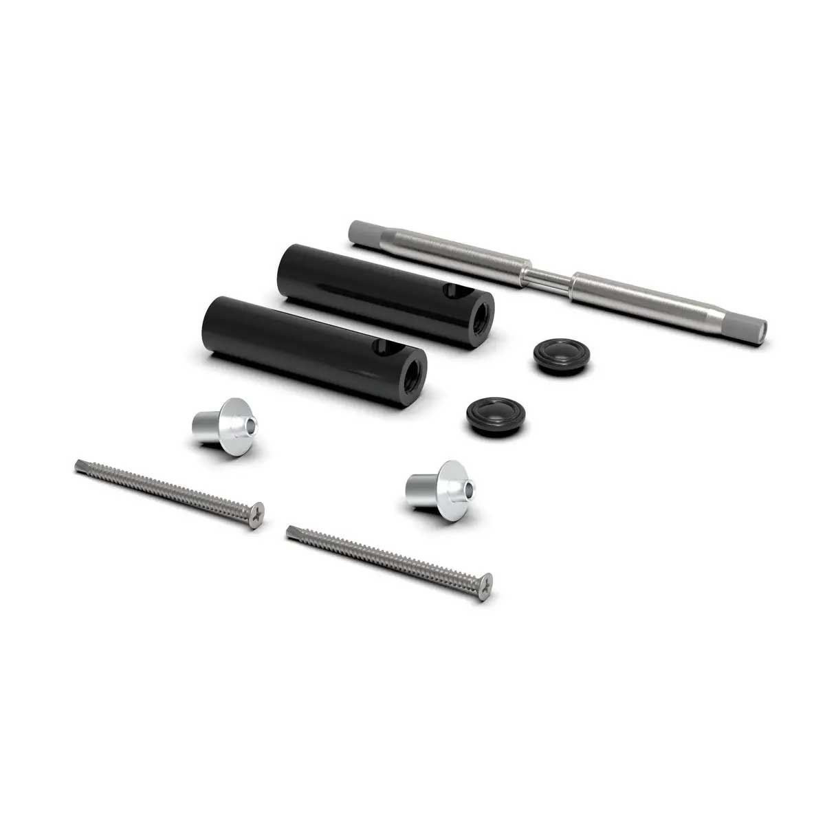 TileWare Promessa Series Toilet Paper Holders - Traditional Gypsum Systems Matte Black