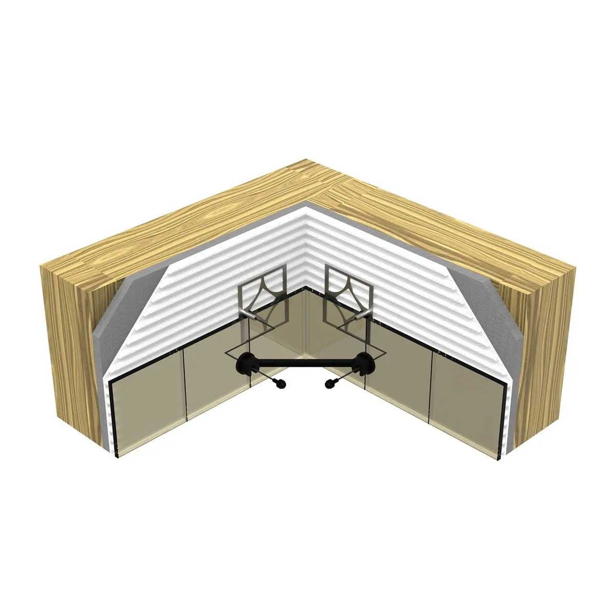 TileWare Promessa Shallow Corner Soap Basket 3D