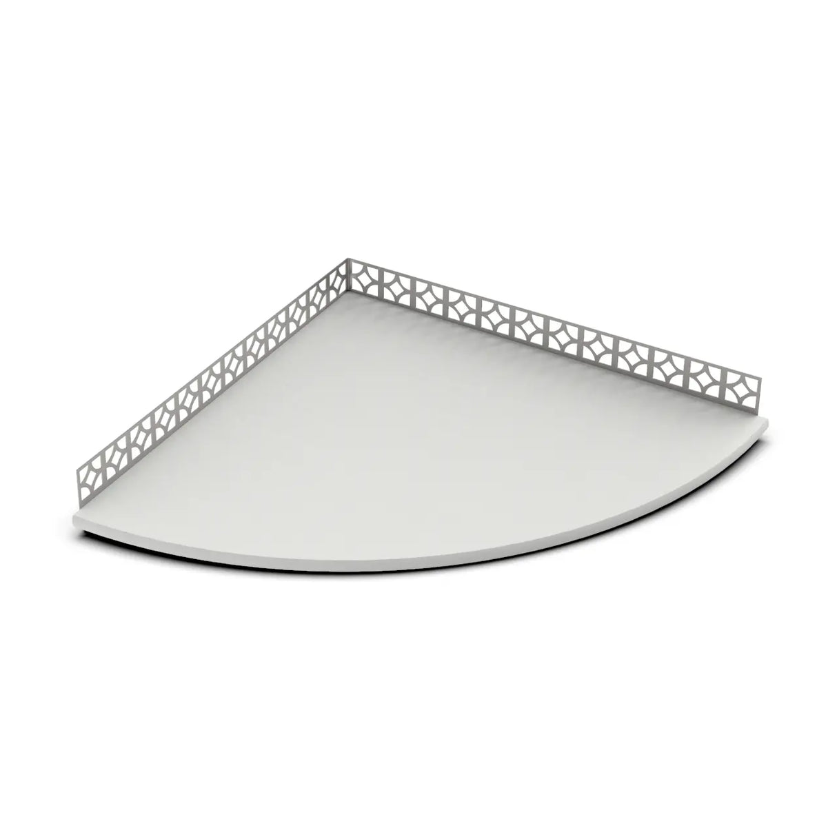 Tileware Boundless Pre-sloped Anchor Flange Floating Seat 18 inch