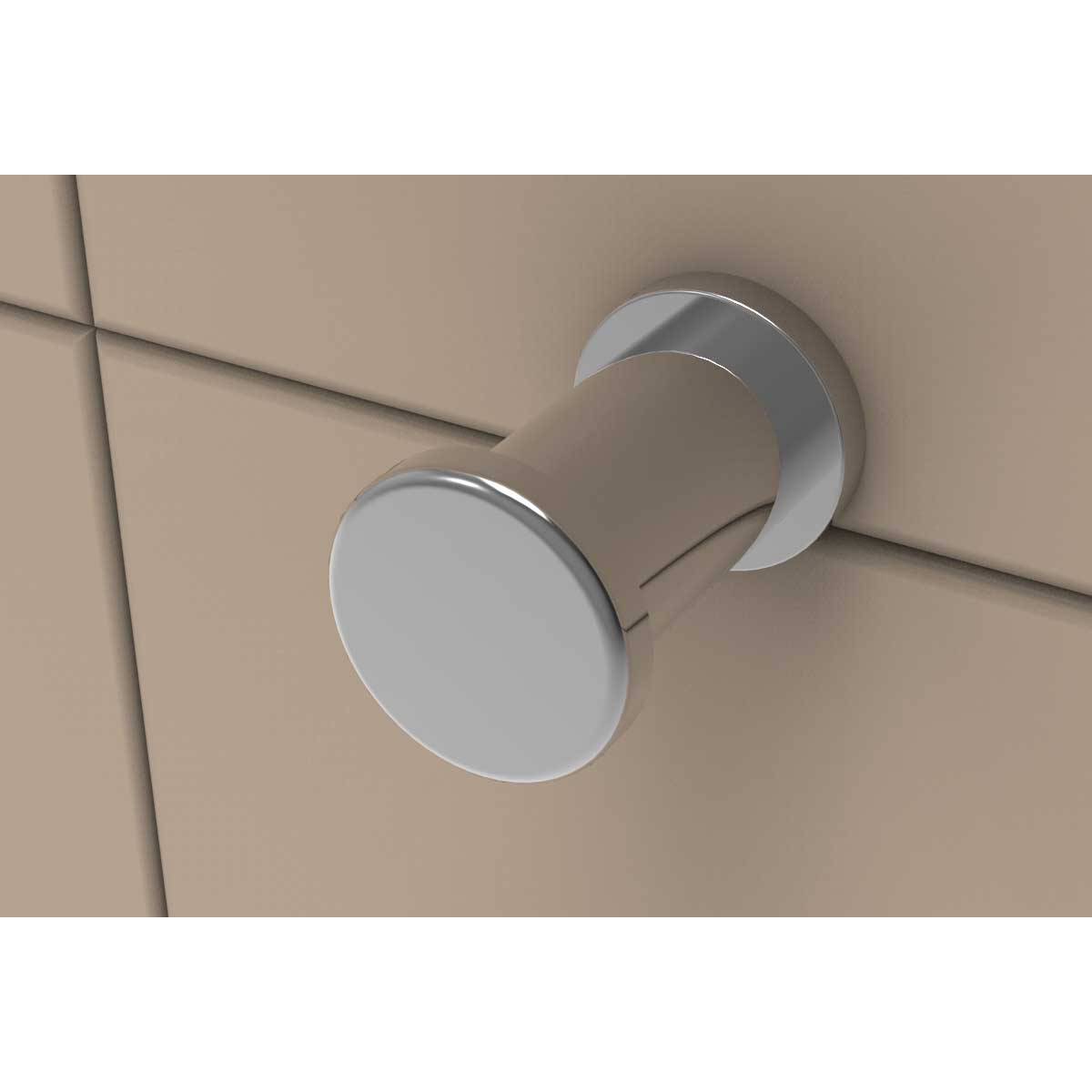 TileWare Promessa Tee Hook Traditional Installed over wall tile