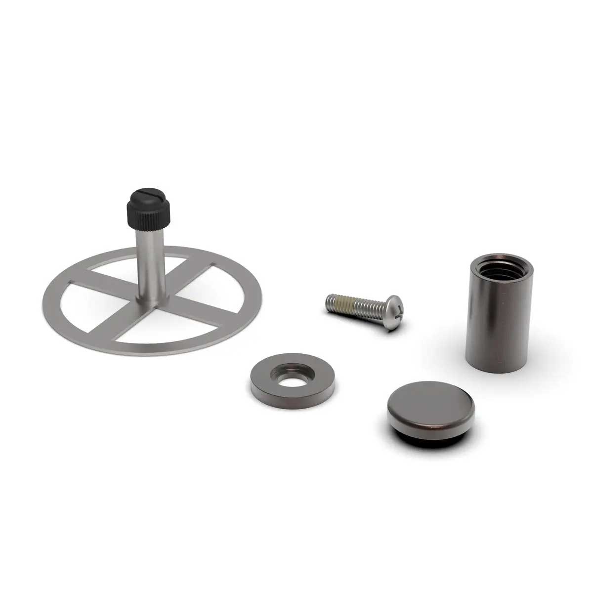 TileWare Promessa Tee Hook Contemporary Tile Systems Oil Rubbed Bronze