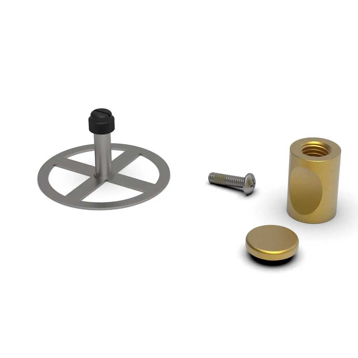 TileWare Promessa Thumb Hook Contemporary Tile Systems Brushed Gold