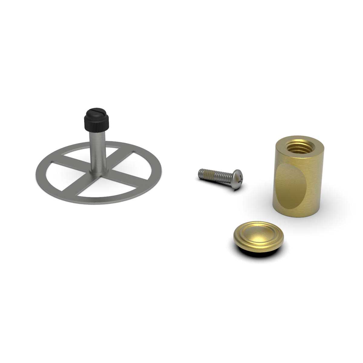 TileWare Promessa Thumb Hook Traditional Tile Systems Brushed Gold