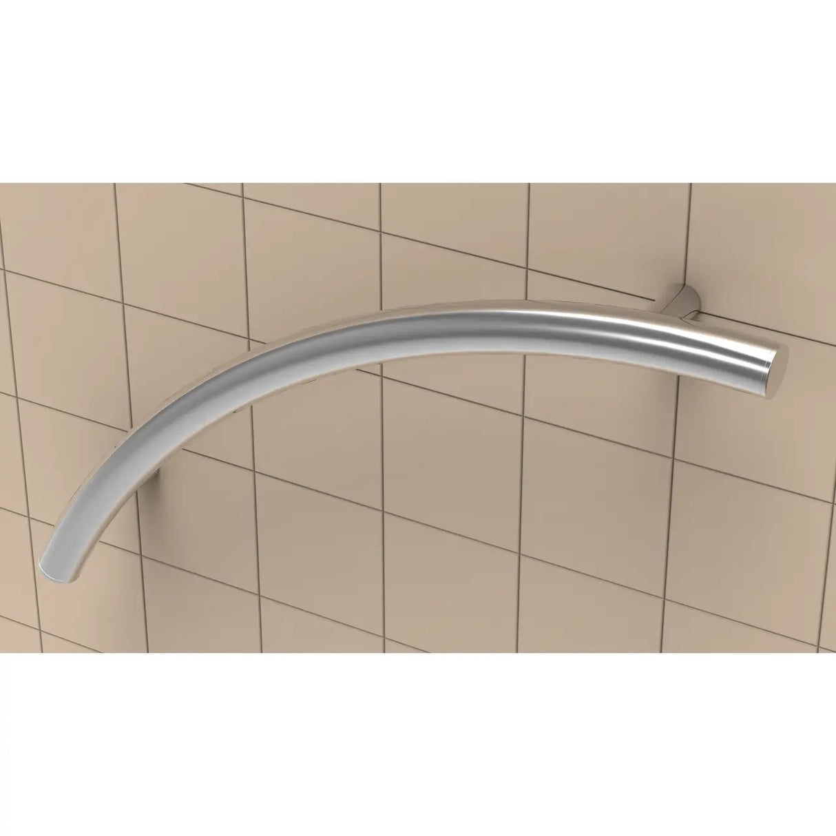 TileWare Radius ADA Grab Bar 24 Contemporary Victoria Series