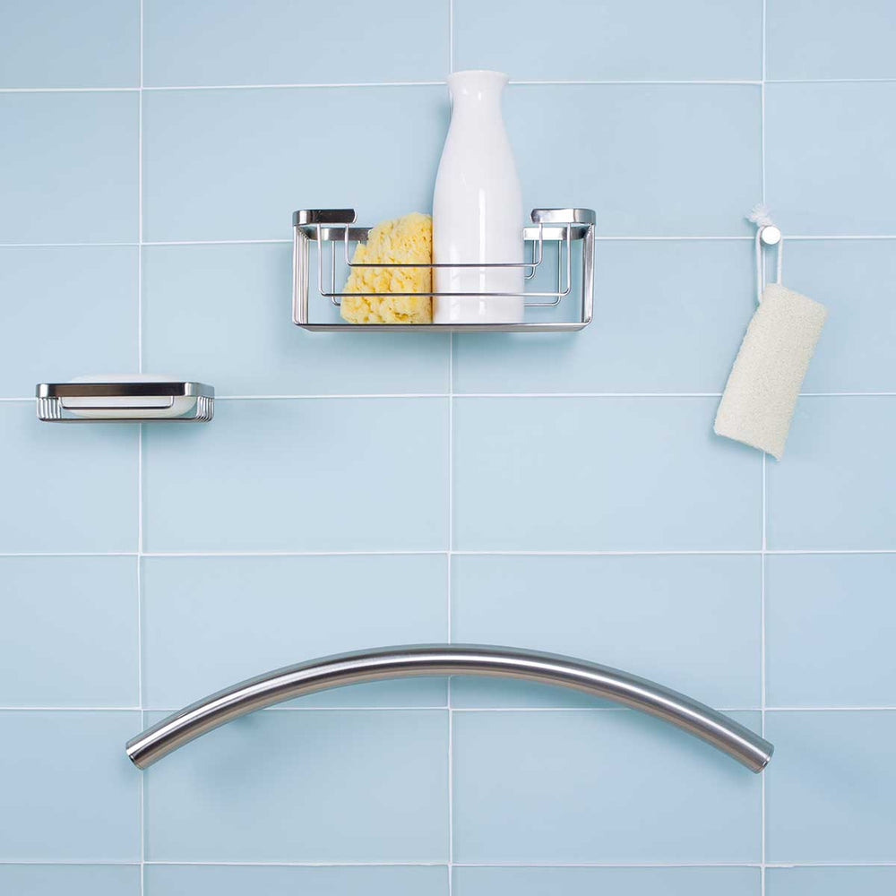 TileWare Radius ADA Grab Bar 24 Contemporary Victoria Series