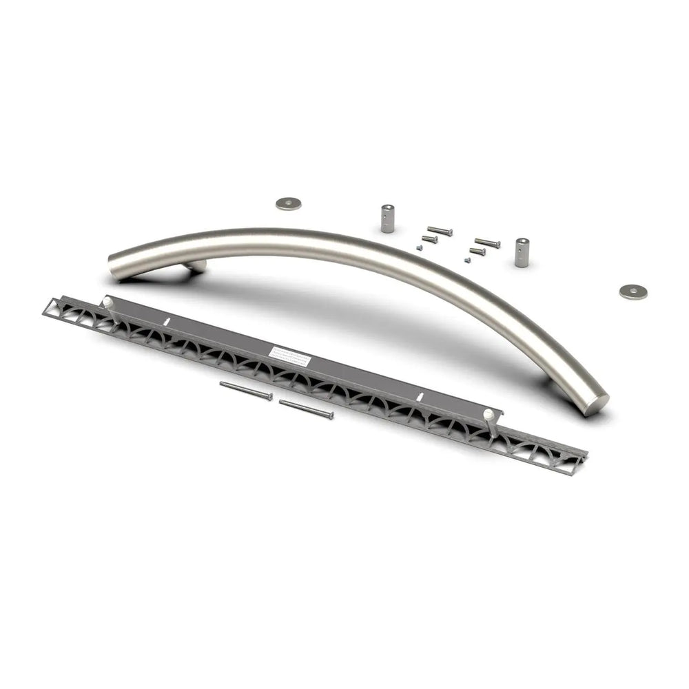 TileWare Radius ADA Grab Bar 24 Contemporary Victoria Series