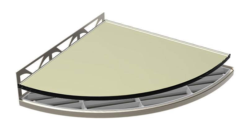 TileWare Structural Surfaces Claddy T-Shelf - Cloth