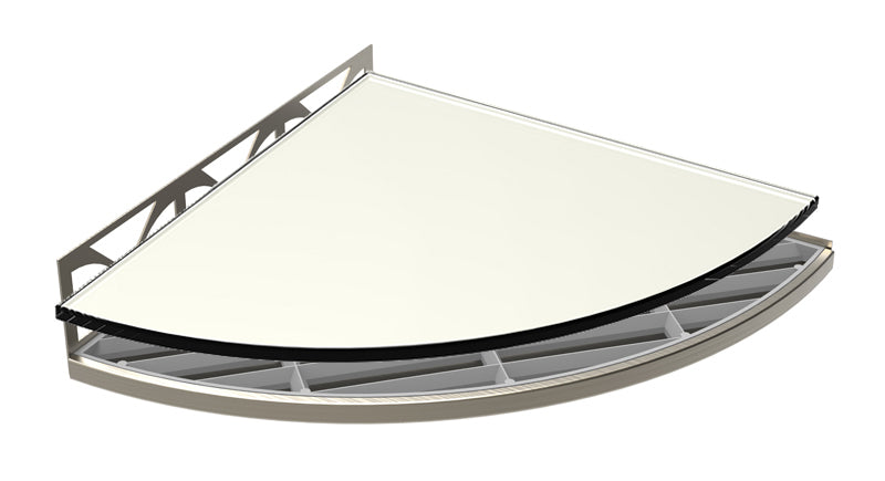 TileWare Structural Surfaces Claddy T-Shelf - Cotton