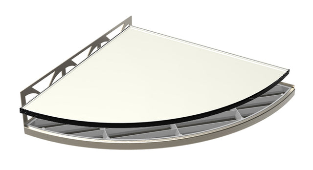 TileWare Structural Surfaces Claddy T-Shelf - Cotton