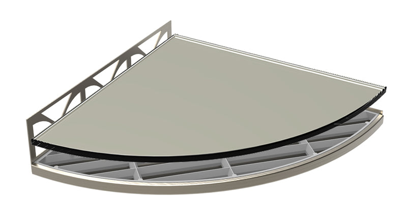 TileWare Structural Surfaces Claddy T-Shelf - Loft