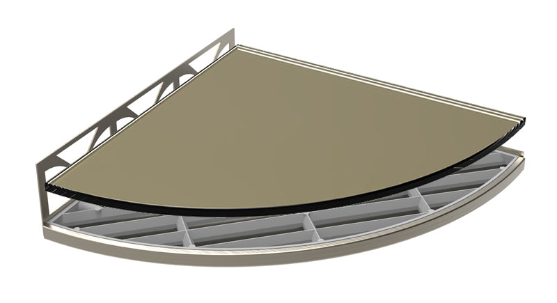 TileWare Structural Surfaces Claddy T-Shelf - Mink