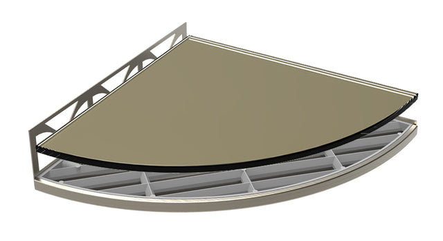 TileWare Structural Surfaces Claddy T-Shelf - Mink