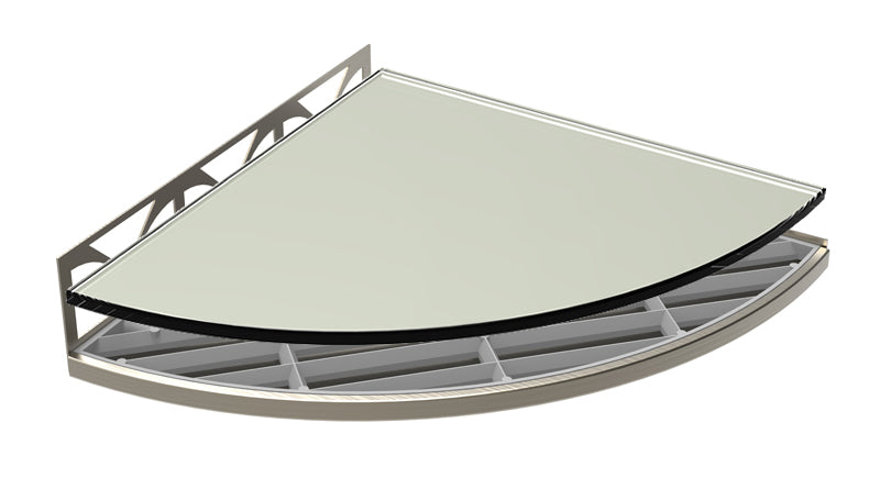 TileWare Structural Surfaces Claddy T-Shelf - Petra